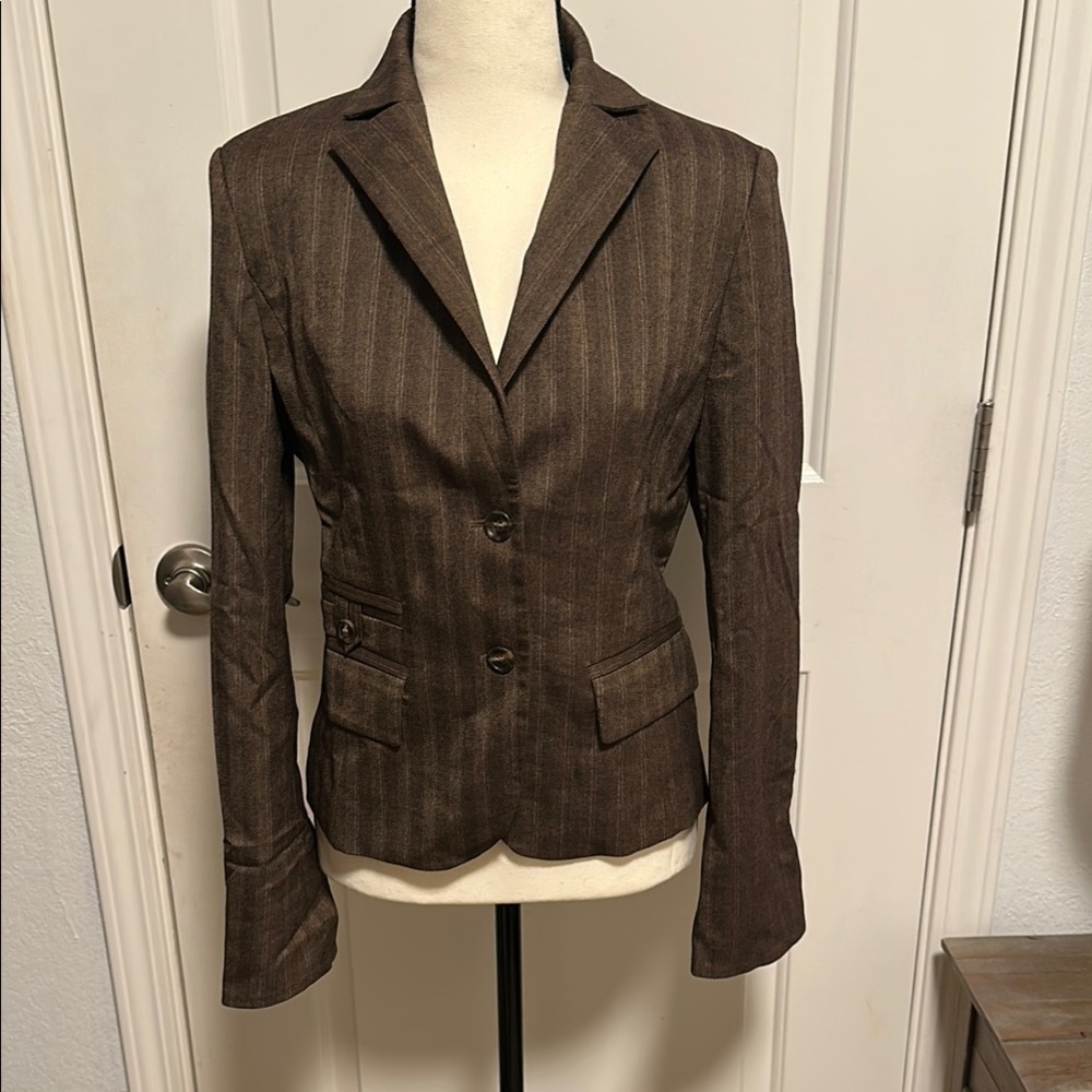 United Colors Of Benetton Brown Blazer Tailored Professional